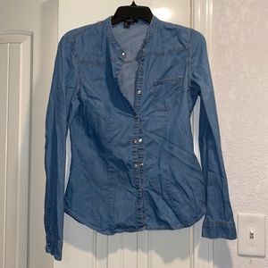 Forever 21 Sz M chambray long sleeve